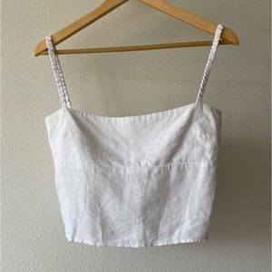 Reformation Rind Top in White